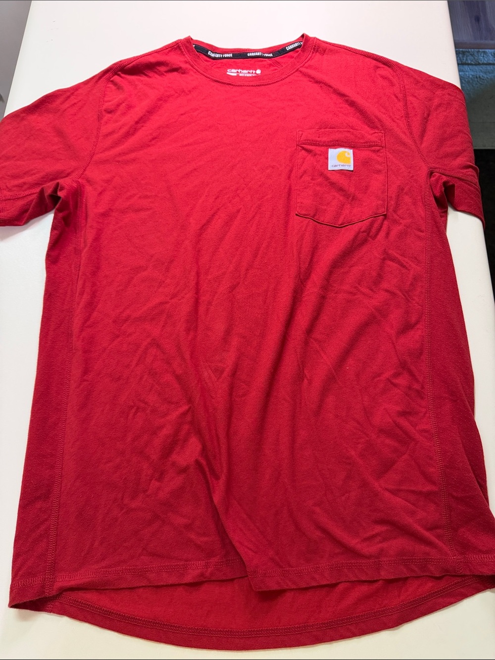 Carhartt Men's Red Short-Sleeve Pocket Tee